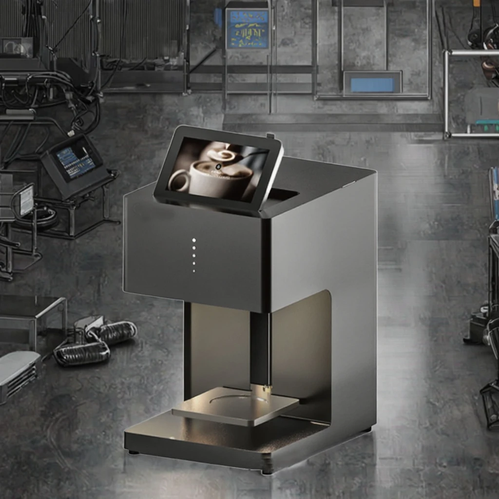 STLF JW لطابعة الطعام التجارية ثلاثية الأبعاد EB-pro-طابعة فنية لاتيه القهوة الأوتوماتيكية حبر صالح للأكل لشعار مخصص صور كعكة فليكس/