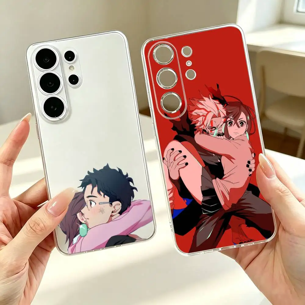 D-Dandadan Ayase-Momo  Phone Case Transparent Silicone Soft For Samsung S25,S24,S21,S22,S23,S30,Ultra,S20,Plus,Fe Gift