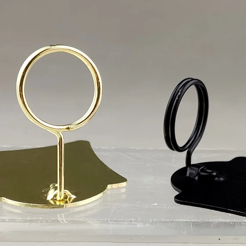 100pcs Mini POP Metal Price Sale Label Tag Paper Sign Card Display Clips Stand Holders Retail Bread Shop Promotions