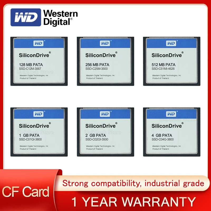مُعدّل كارت الذاكرة WD CF Card: تقييم عملي لاستخدامه في الأجهزة الصناعية