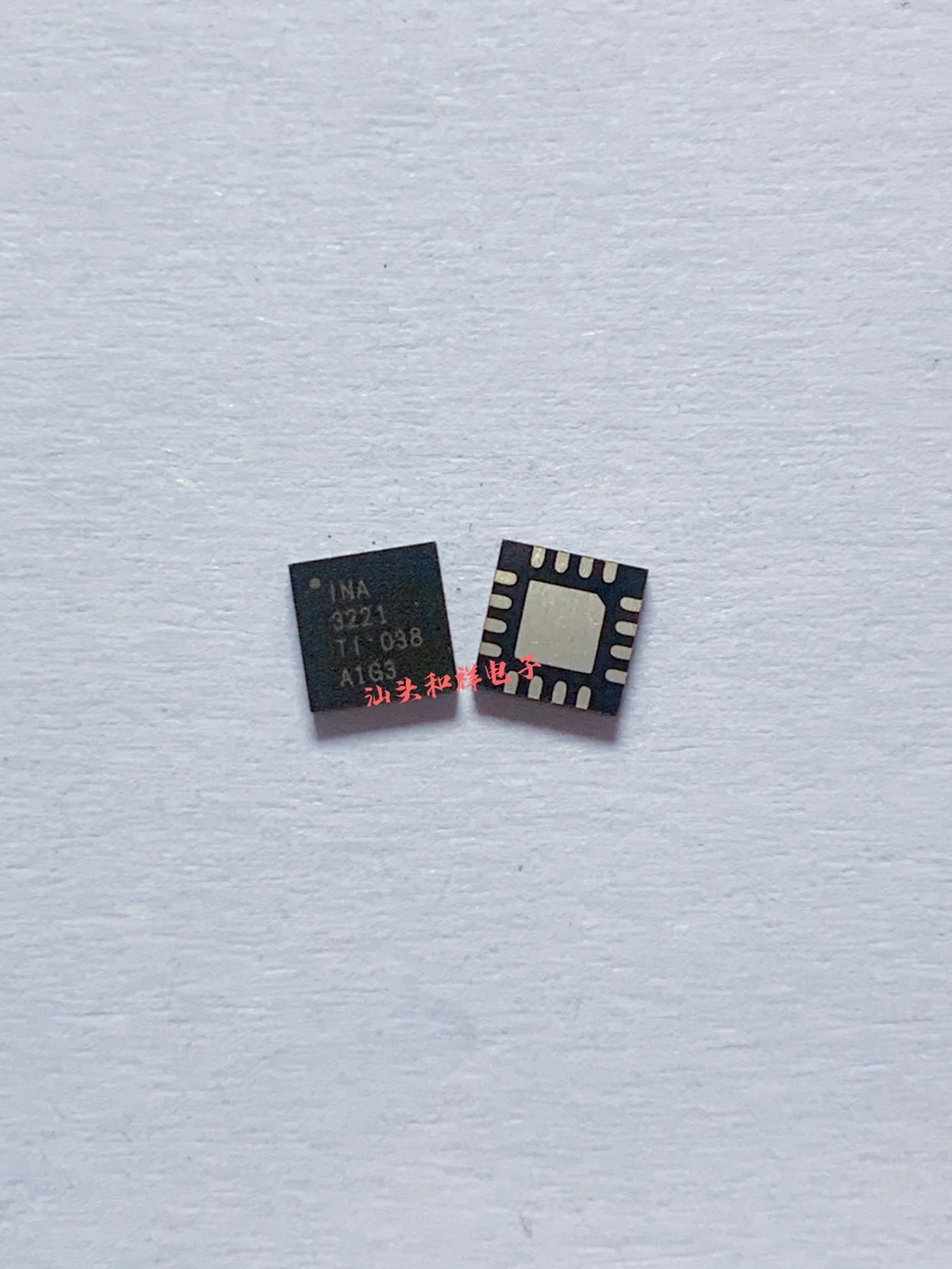 Free shipping    INA3221 INA3221AIRGVR 3221 1NA3221 QFN     10PCS