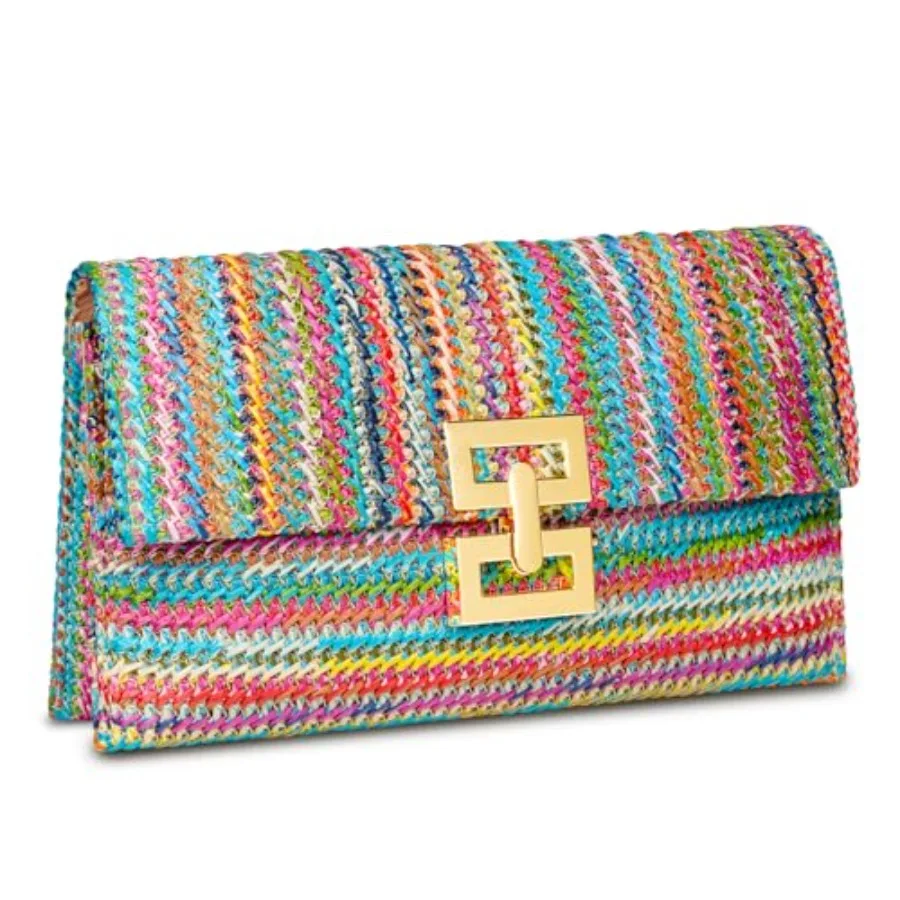 

Straw Clutch Purse for Women Designer Evening Handbag Summer Beach Shoulder Crossbody Bag Straw, Purse, Designer, Evening, Summ