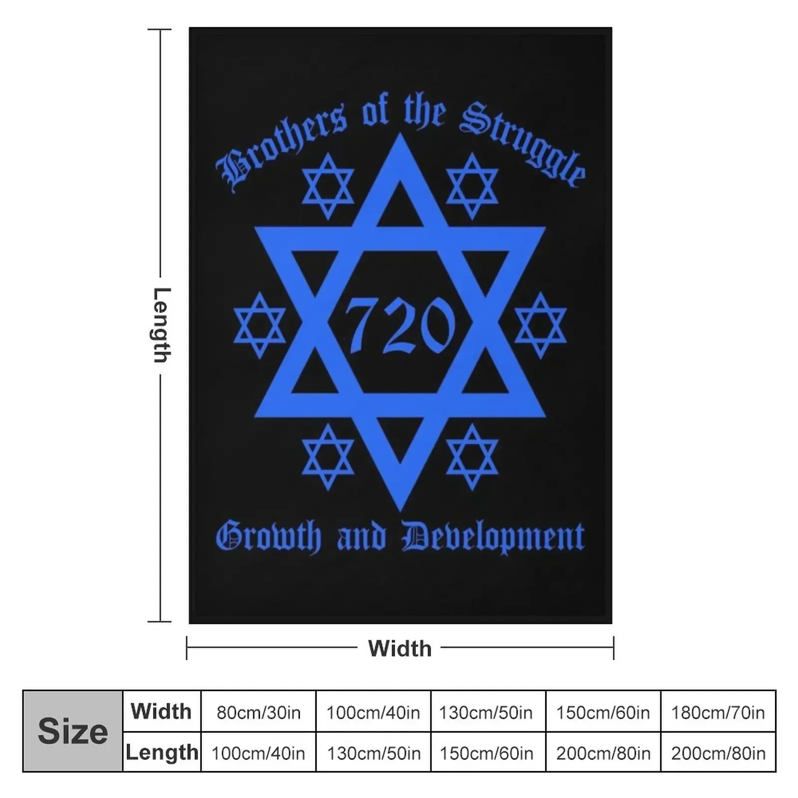 Brothers of the Struggle - Growth and Development Throw Blanket decorative for winter Blankets