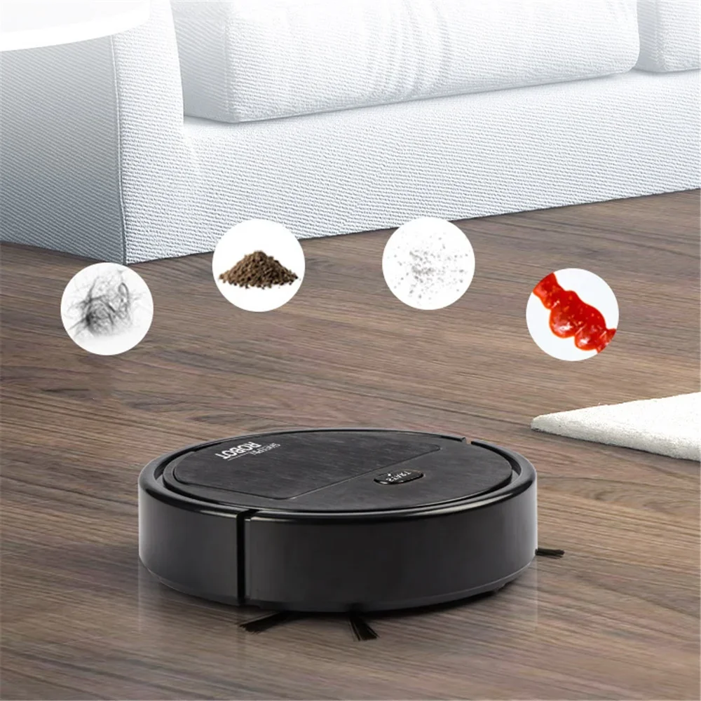 New Sweeping Robot Vacuum Cleaner Mopping 3 In 1 Smart Wireless 1500Pa Dragging Cleaning Sweep Floor For Home Office Clean