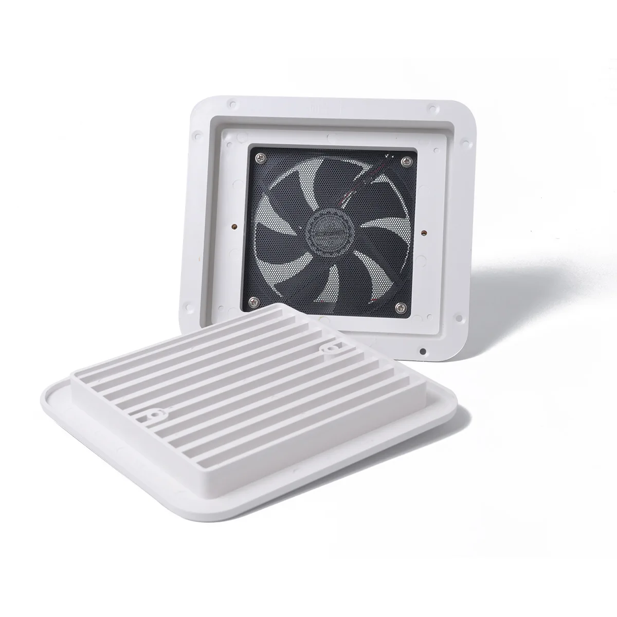 RV Vent Fan 12V Modern Exhaust Fan, 2.3 Cubic Meters/Min, 2000 RPM, Quiet, Weather Resistant,RV,Trailer,Caravan Side Ventilation