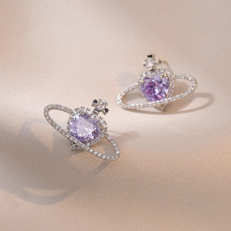 قلادة بدلاية من الزركون الزركون للنساء ، مطلية بالفضة ، سلسلة من الفولاذ المقاوم للصدأ ، مجوهرات قلادة للحفلات ، فاخرة ، جديدة