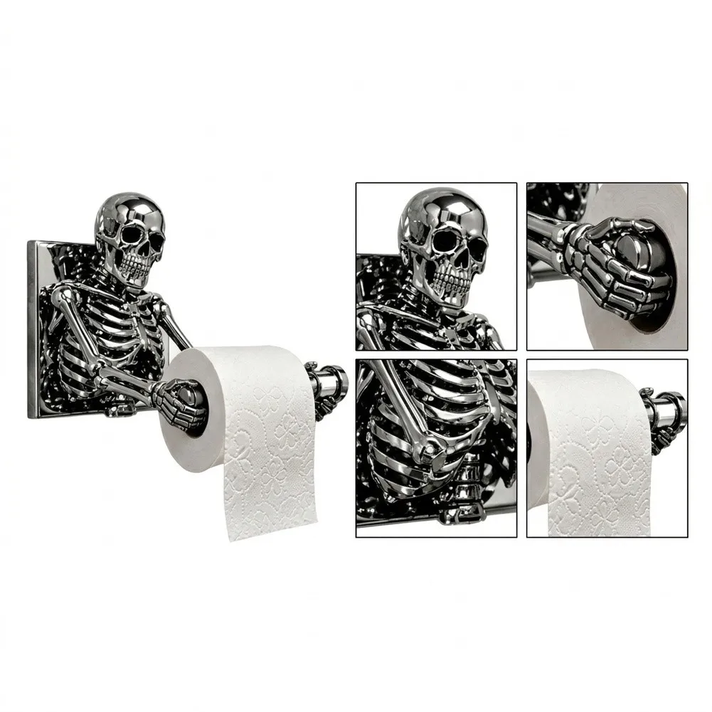 Halloween Themed Decor Toilet Holder Halloween Bathroom Decor As Shown In Pictures Skeleton Toilet Paper Holder