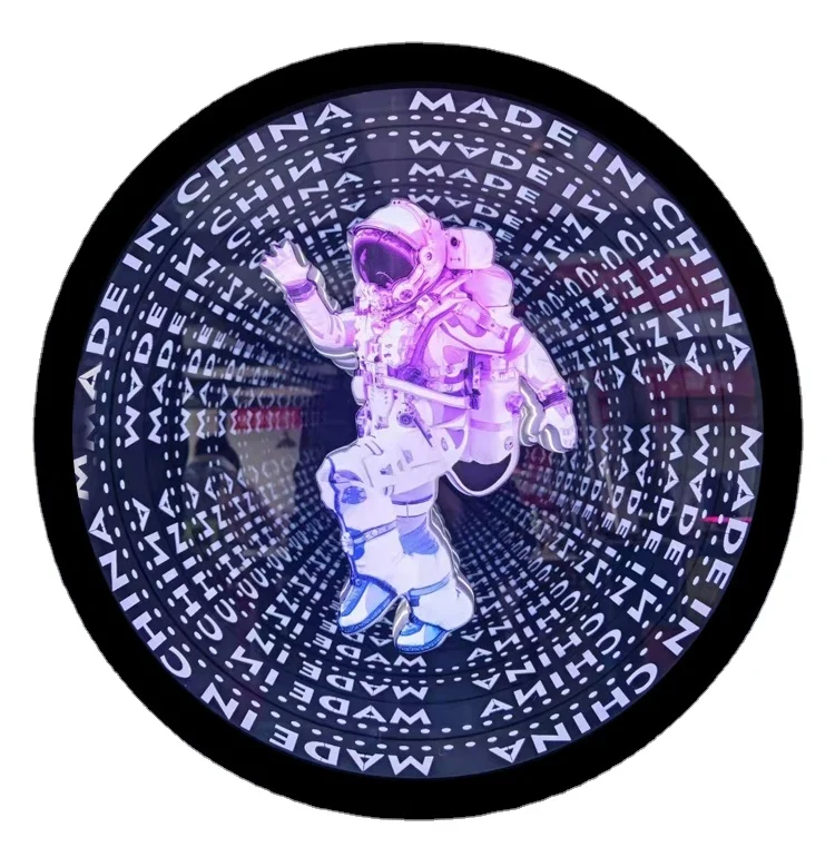 Custom Multicolor 3d Magic Infinity Mirror Led Neon Sign Luminous Letters