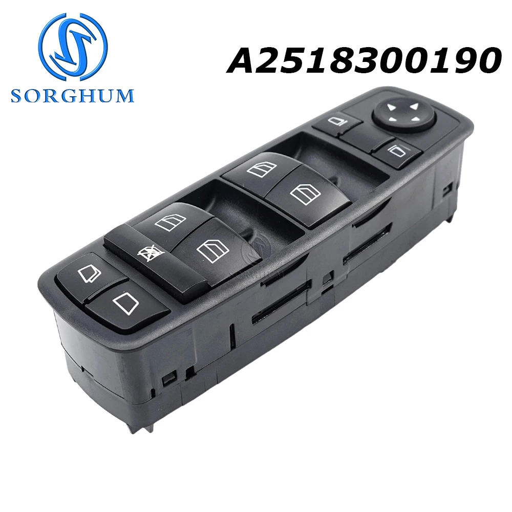 SORGHUM A2518300190 3 Pins Electric Power Window Switch For Mercedes Benz GL R Class ML350 W251 X164 GL450 R350 R300 GL320 ML350