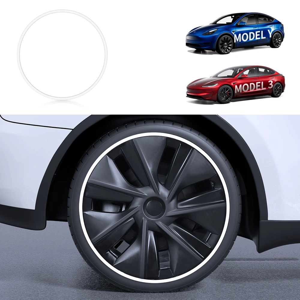 

YZ for Tesla Model 3 Y 19/20 Inches Wheel Protection Hub Protection Patch Tire Protection Care Covers Car Styling Accessories