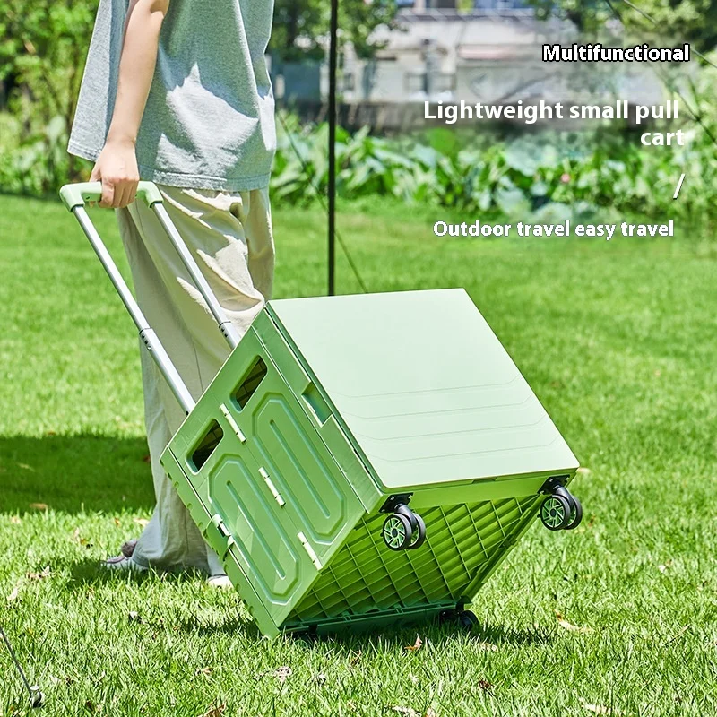 2026 hot sell Outdoor camper trolley, extendable table board folding table