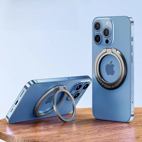 Magnetic Car Phone Fashion Foldable Ring Bracket Magnet Stand Metal Phone Grip Phone Stand for Magsafe Cellphone