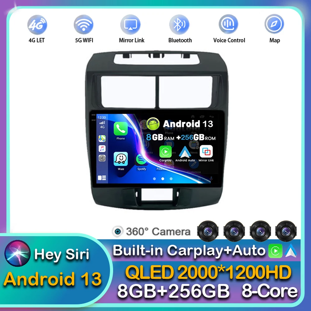 

Android 13 Carplay для Toyota Avanza 2010 2011 2012 2013 2014 2015 2016 автомобильный радиоприемник мультимедийный плеер стерео GPS 2DIN BT головное устройство