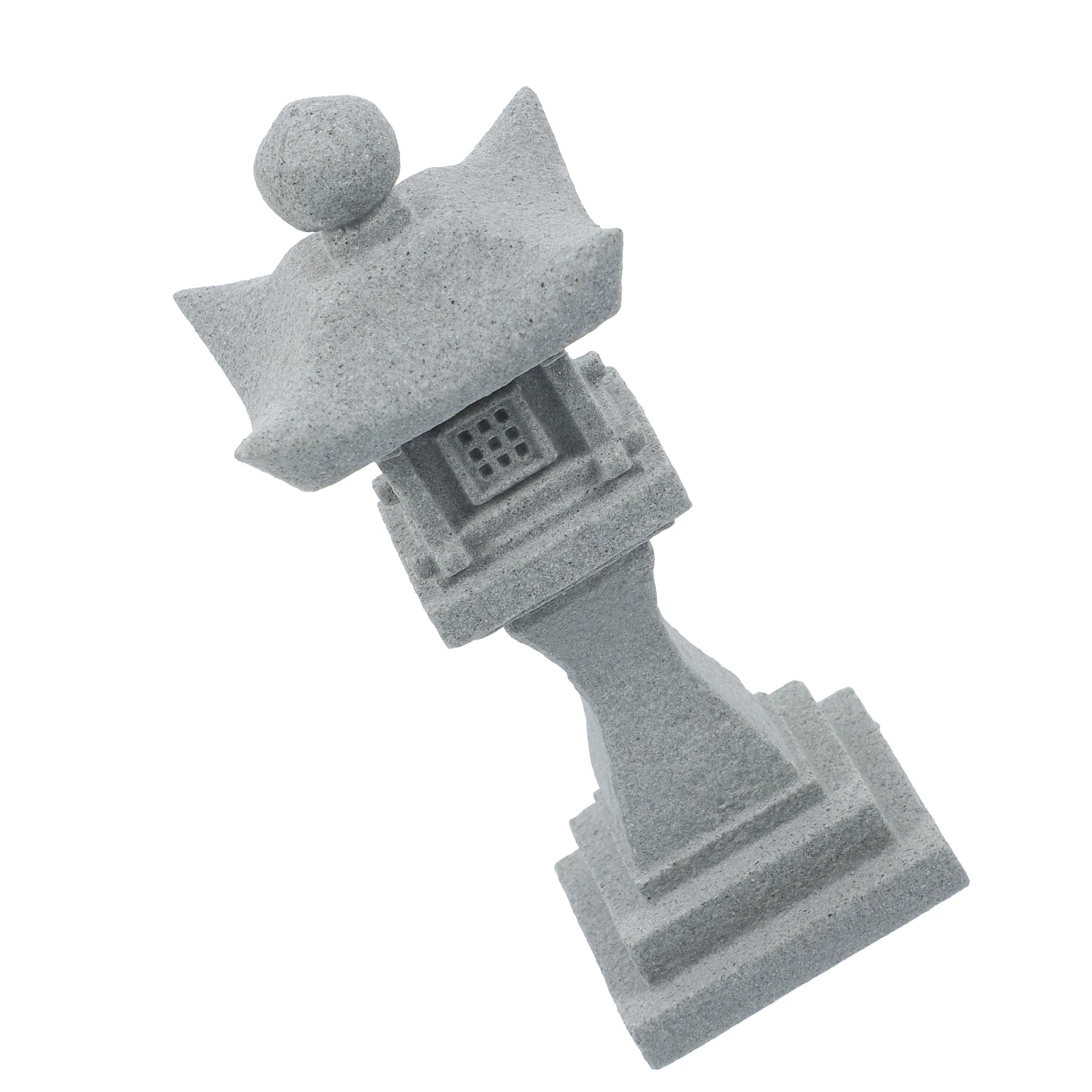 

Imitation Stone Lantern Large Size Pagoda Statue Miniature Scene Pavilion Decoration for Garden Bonsai Fish Tank Accessories