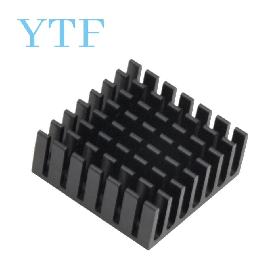 

10PCS Heatsink Radiator Cooler Radiator 22x22x10MM High Quality Black Slot Heat Sink