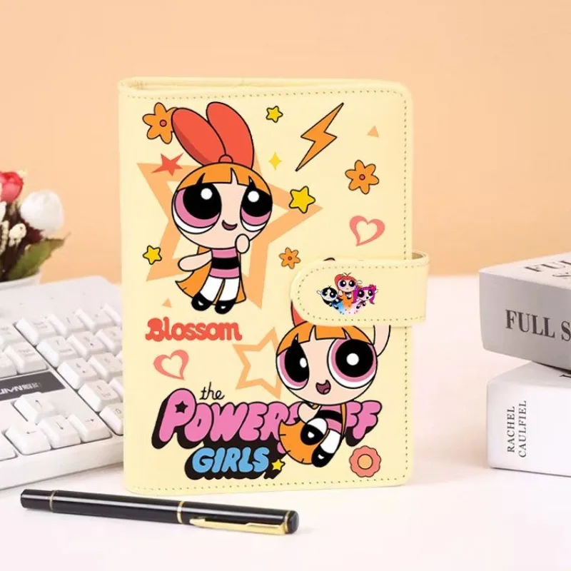 The Powerpuff Girls themed notebook, cute cartoon notebook for boys and girls, a floral journal, gift for friends' birthdays view 5