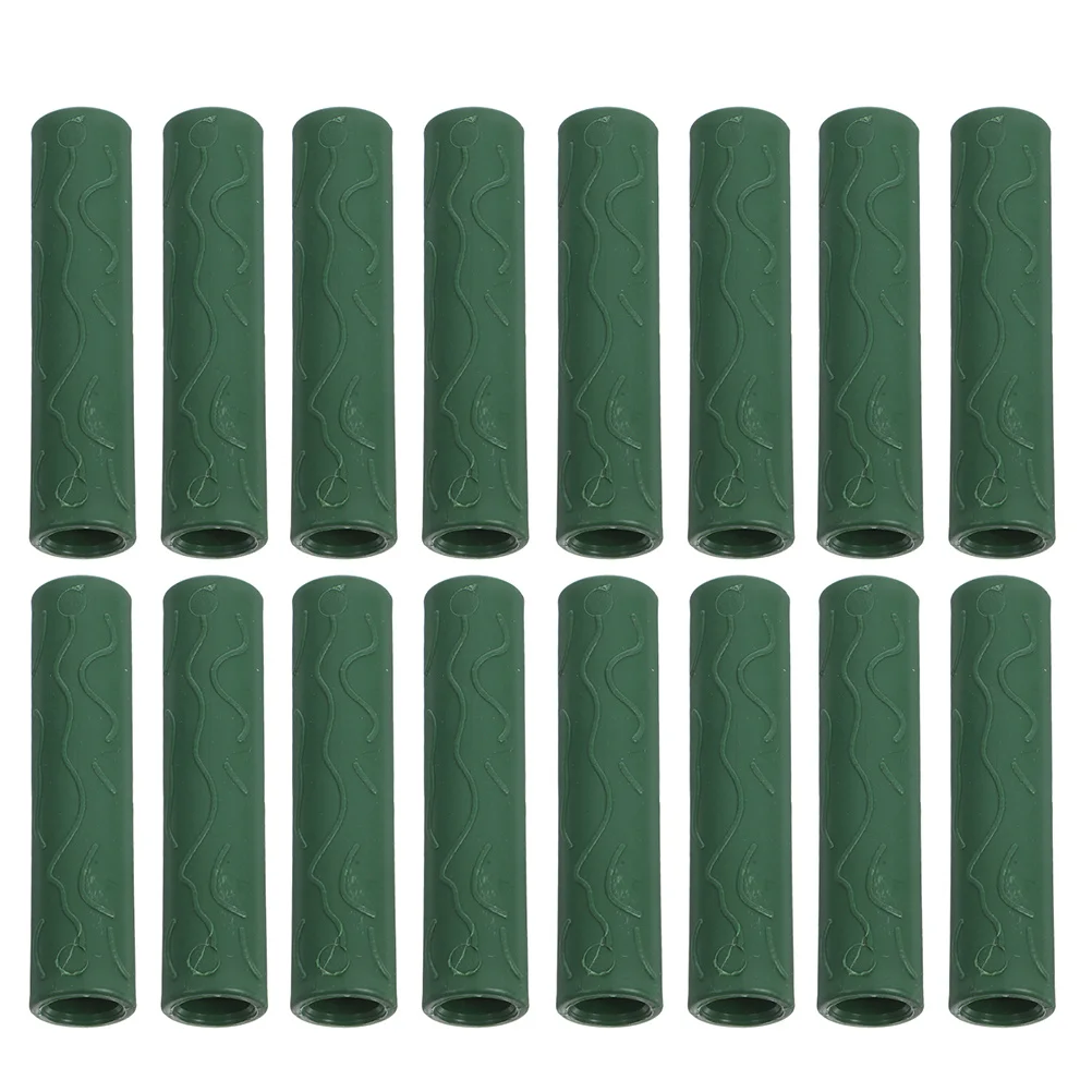 

36pcs Plant Stake Connectors 11Mm Inner Diameter Plastic Straight Pipe For Garden Trellis Greenhouse Frame Support Durable