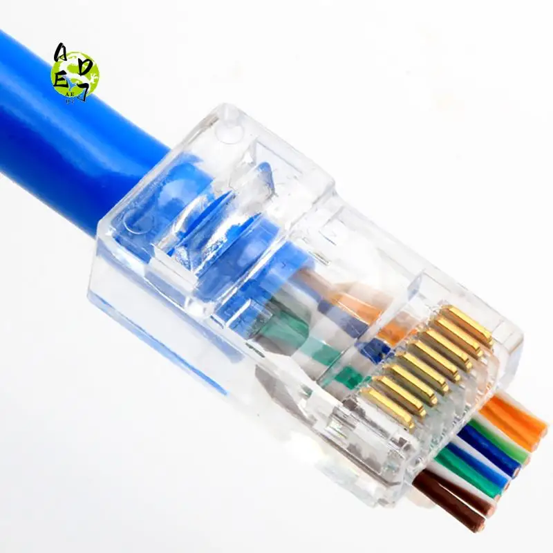 Aed7-100Pcs RJ45 Co… - image