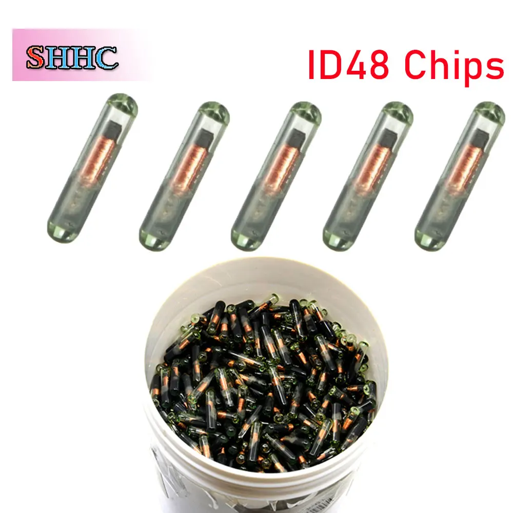 OEM ID48 Unlock Auto Chip Blank Aftermarket ID48 48 Transponder Chip TP08 Glass Transponder Chip for VW/Skoda/Seat/Audi/Honda