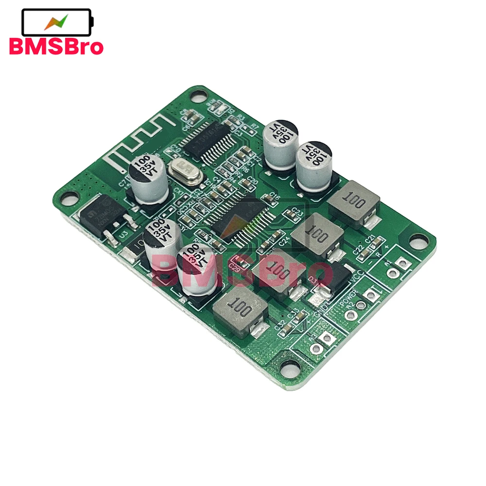 TPA3110 Bluetooth Digital Power Amplifier Board 15W+15W Dual Channel Audio Amp for 4 6 8 10 ohm Speaker Subwoofer DC 10-25V