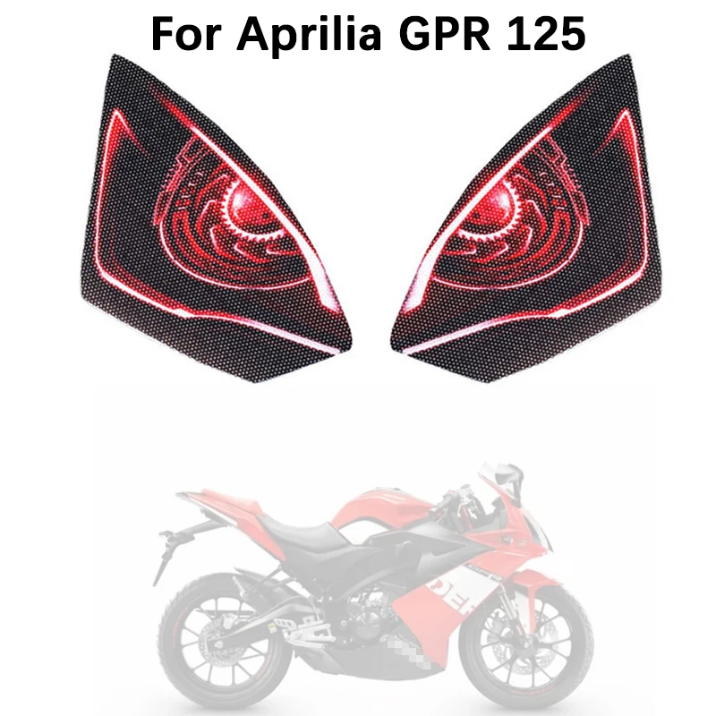 Voor Aprilia GPR125 GPR150 GPR 125 GPR 150 Motorfiets 3D Voorruit Koplamp Sticker Beschermende Koplamp Sticker