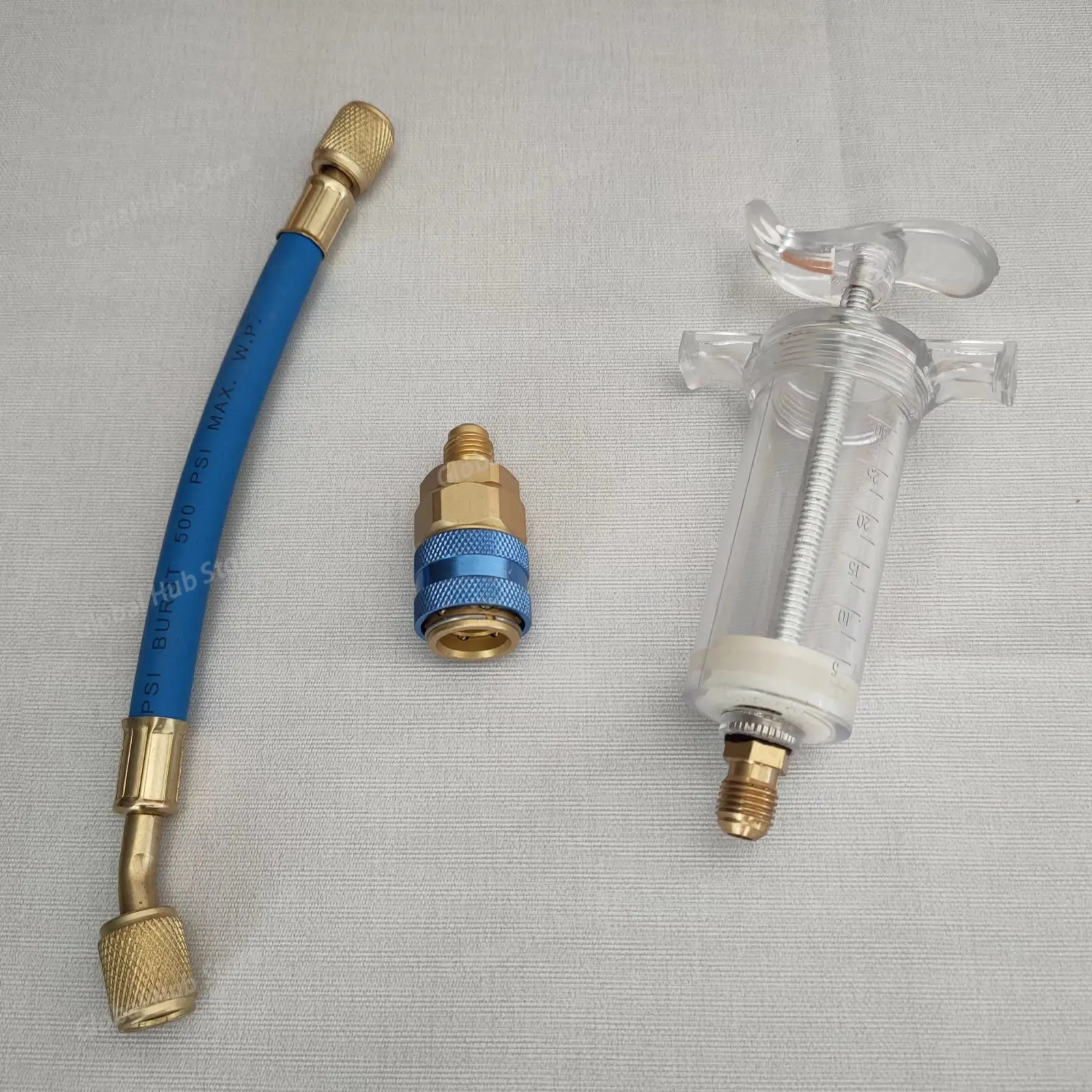Air Conditioning Vehicle Oil Injection & Dye Injection Tool - 1 Ounce, 1/4