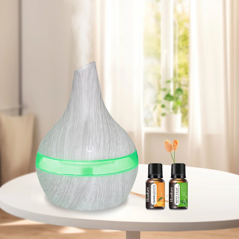 

Ultrasonic Cool Mist Humidifier & Essential Oil Diffuser 300ml, USB-Powered, Auto Shut Off, Quiet Operation for Relaxation & Sl