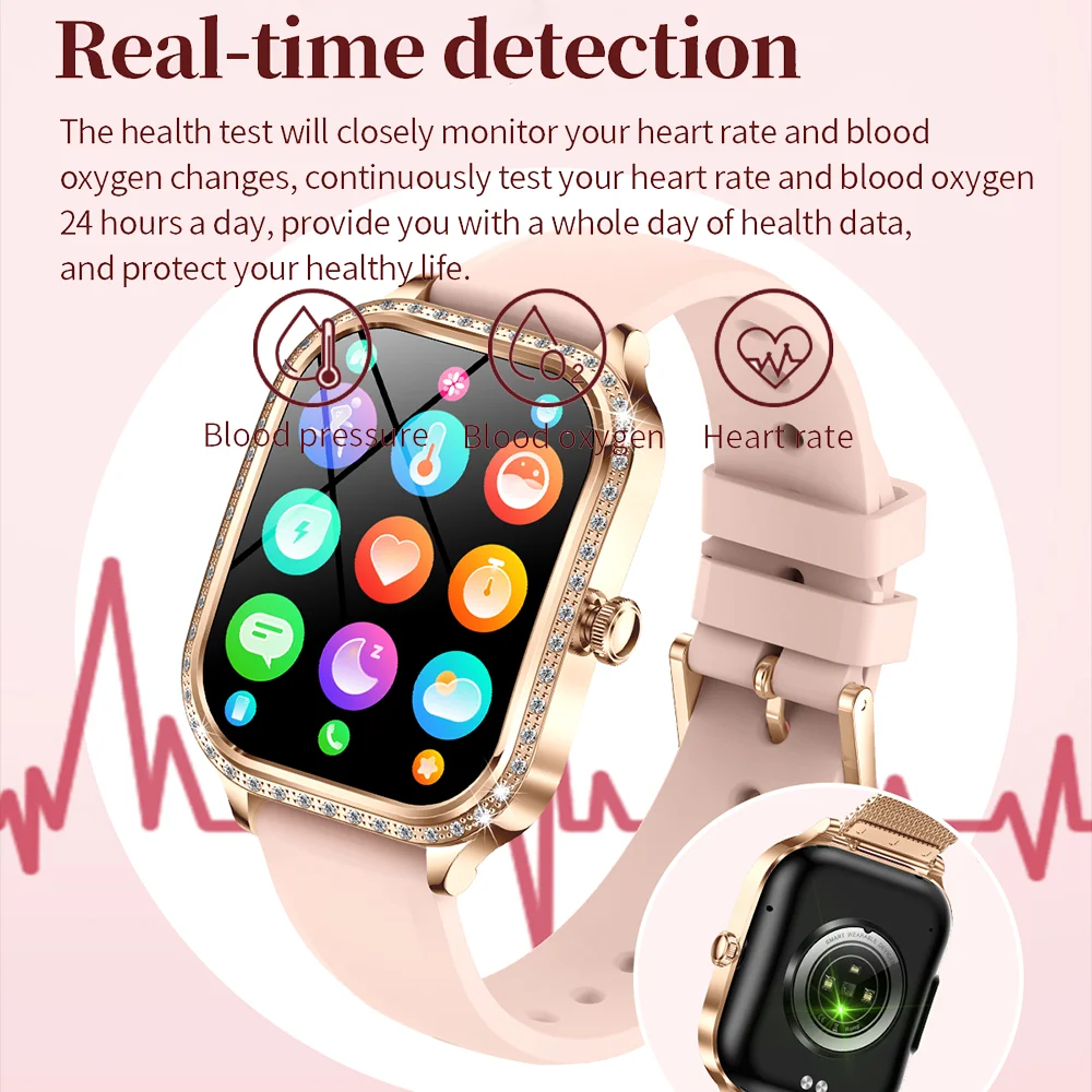 Xiaomi 1.75' AMOLED Smartwatch Women Men Bluetooth Call IP68 Waterproof Weather Menu Heart Rate Step Fitness Sports Smart Watch