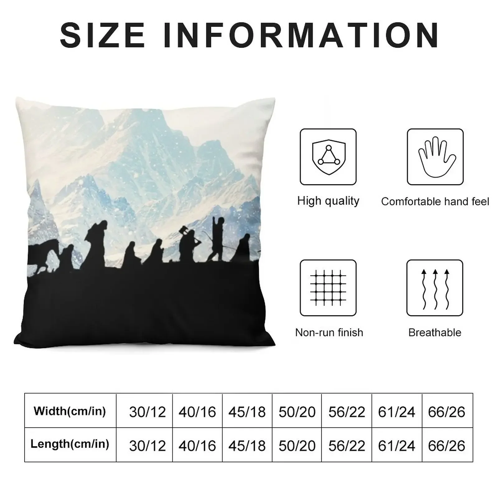 The Fellowship Throw Pillow Cusions Cover Luxury Cushion Cover pillow