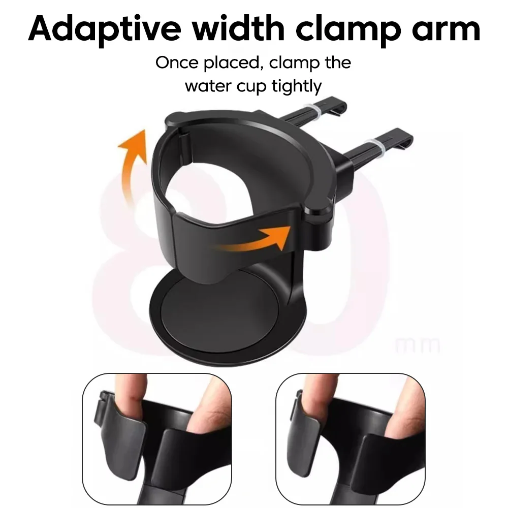 Car Cup Holder Air Vent Outlet Drink Coffee Bottle Holder Beverage Milk Tea Bottle Stand Ashtray Mount Bottle Holder Accessories