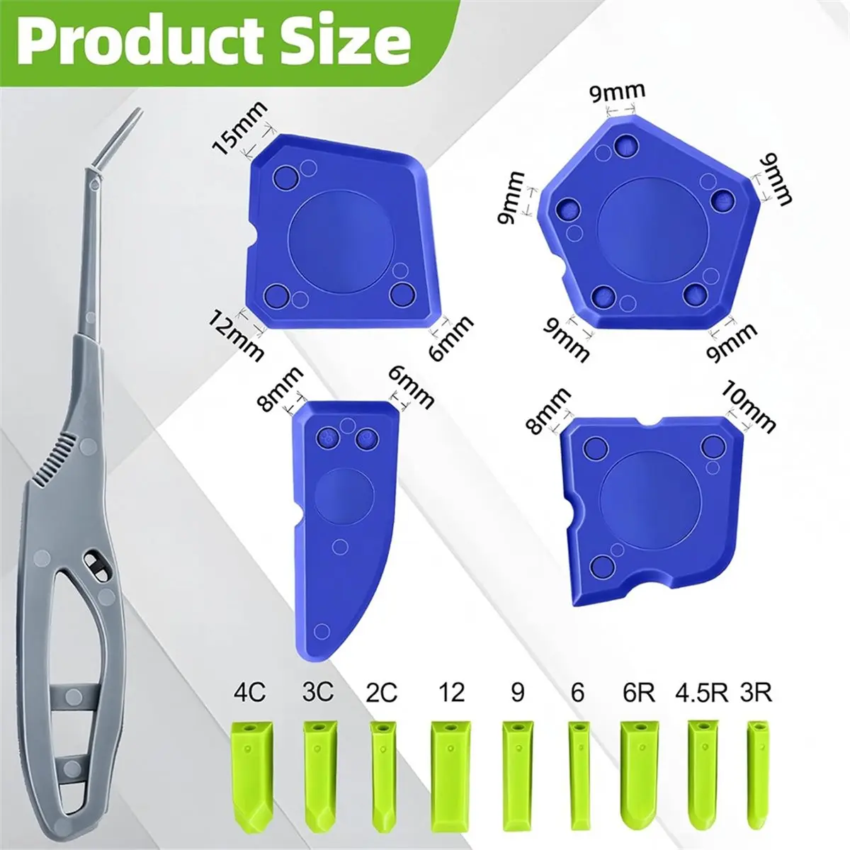 2026 New Tool 16pcs Caulking Tool Kit-Caulk Finishing Tool Dual-End Caulk Remover Tool, Caulk Smoothing Tool for Kitchen Home