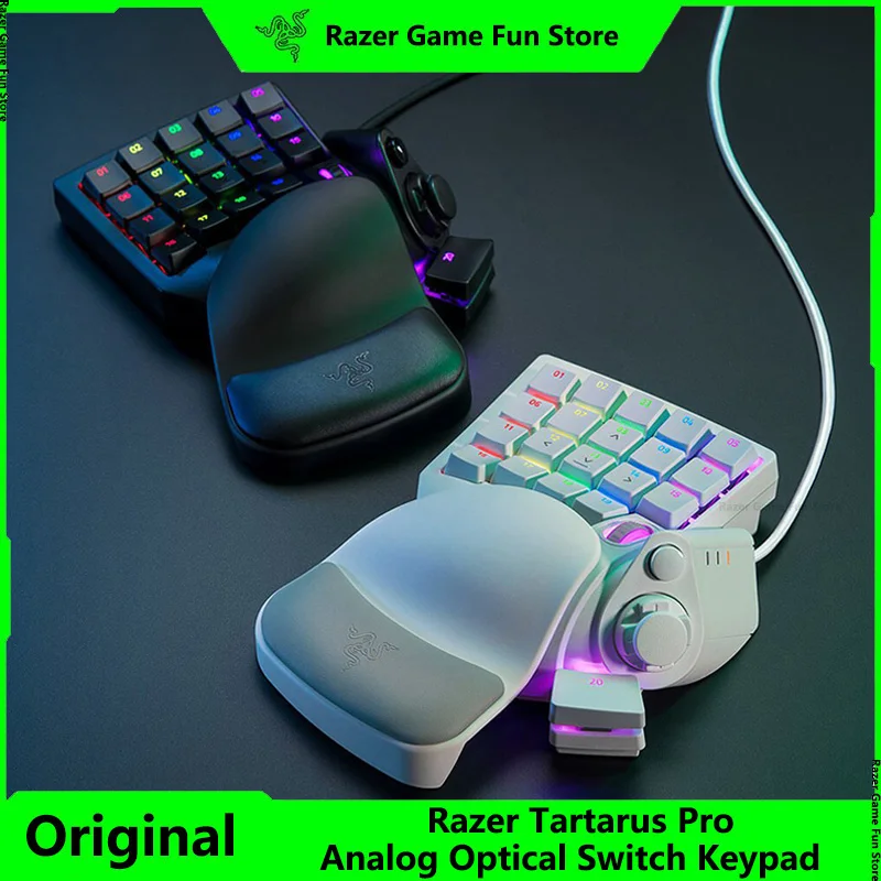 Razer Tartarus Pro Analog Optical Switch Gaming Keypad -32 Programmable Keys -Unlimited Macro Length and 8 Quick-Toggle Profiles