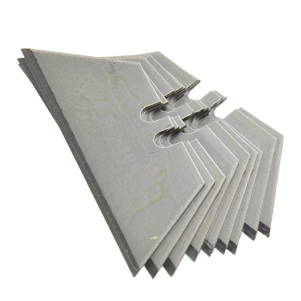 Imagem -04 - Lâminas de Faca Especial Trapezoidal Material de Aço Faca Utilitária Lâminas Trapezoidais Faça Você Mesmo Arte Artesanato Lâmina de Corte Ferramenta Manual 30 20 10 Peças