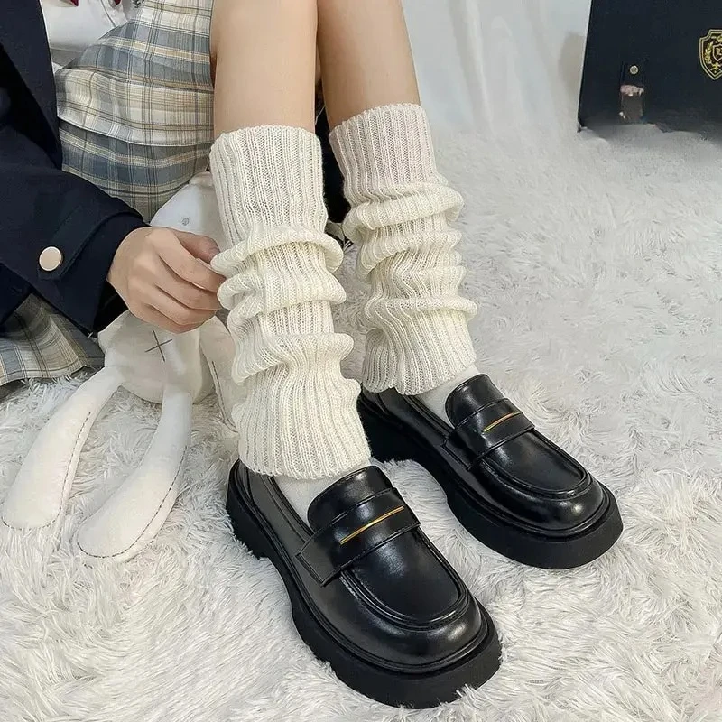 

Women's All-season Solid-color Knitted Socks, Woolen Socks Pile Socks, Fashionable Outfit Trendy and SimpleJKuniversity Style