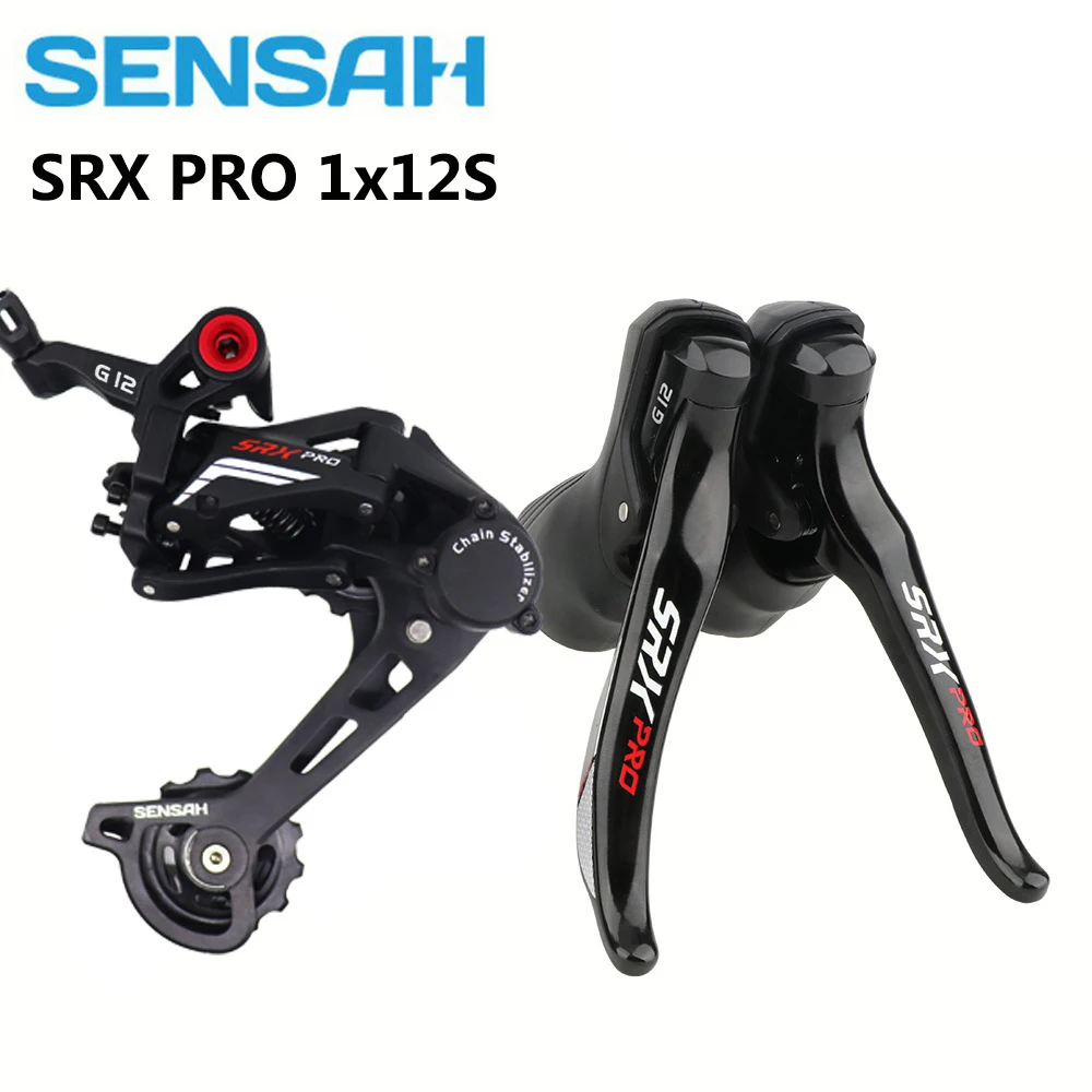 SENSAH SRX Pro 1X11 1x12 Speed Road Bike Set 11/12Speed  R/L Shifter Clutch Derailleur Trigger Shifter Lever Rear Derailleurs