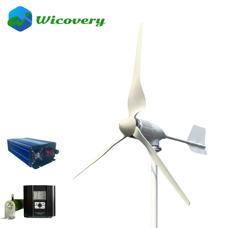 

Free energy Wind Turbine 20KW 20000W 48V 96V Horizontal Axis Windmill Energy Sources With Grid Inverter For Home Use