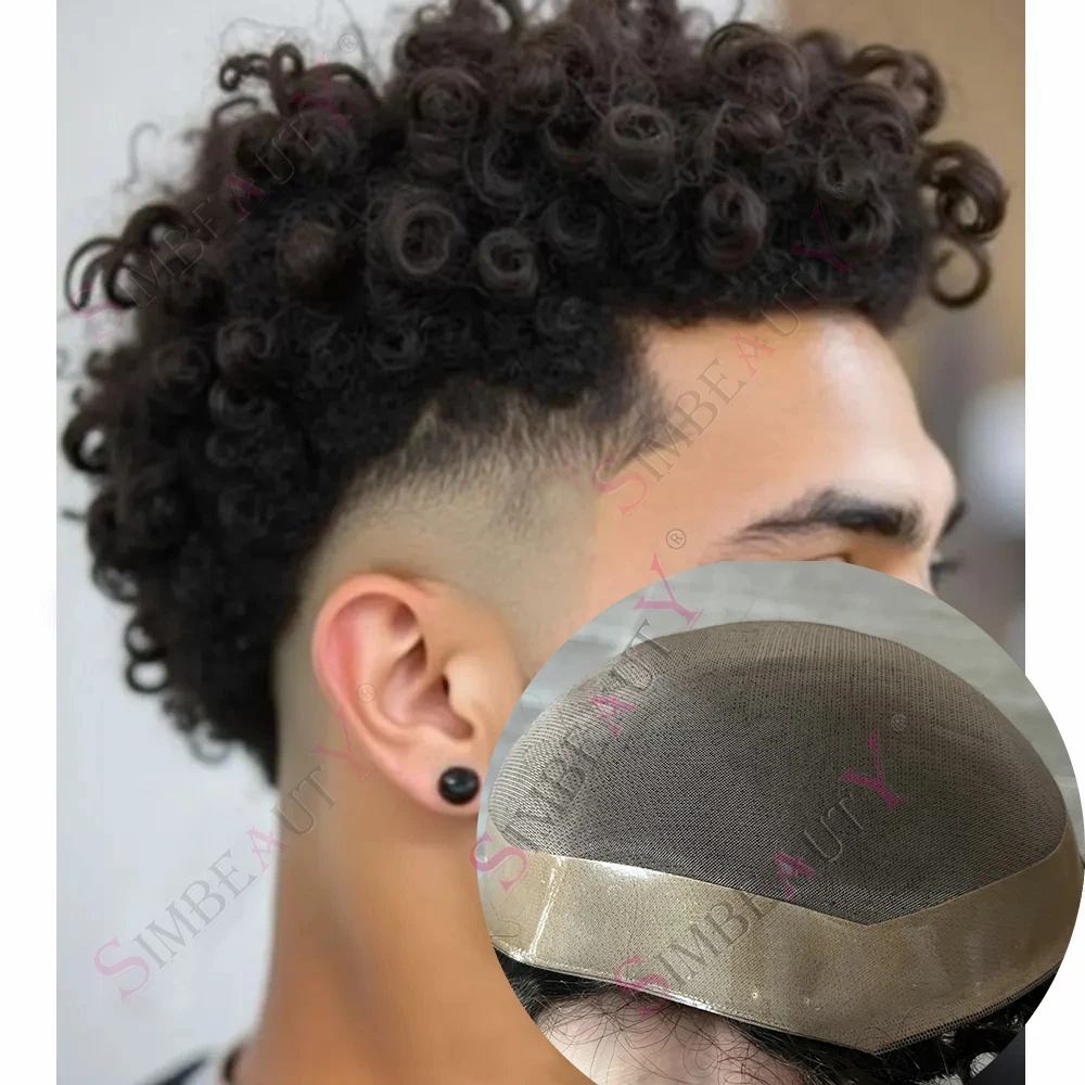 15Mm Afro Curly Men… - image