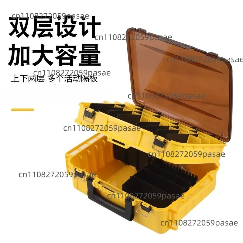 Double-Layer Storage Box Double-Layer Handheld Bait Box Storage Box Accessory