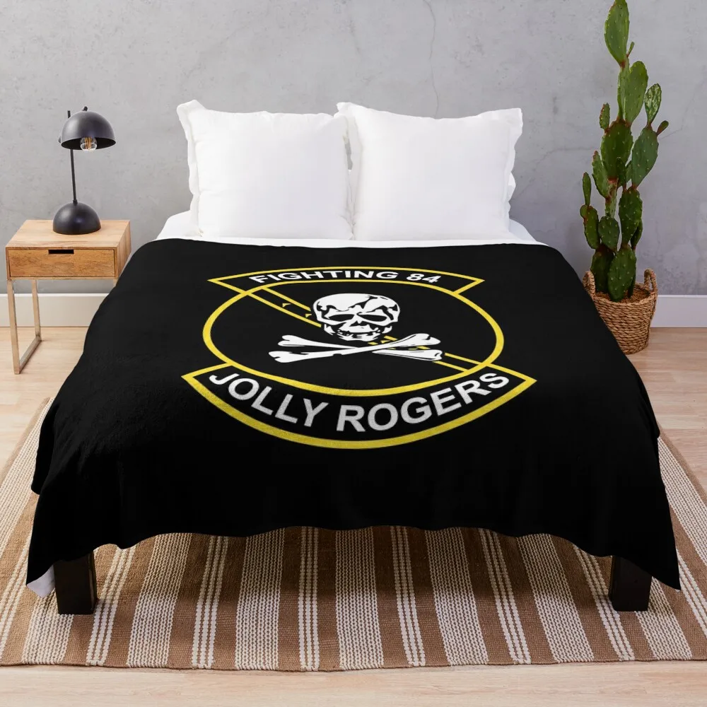 Jolly Rogers Fighting 84 Throw Blanket Large Hairy Moving Luxury Throw Blankets