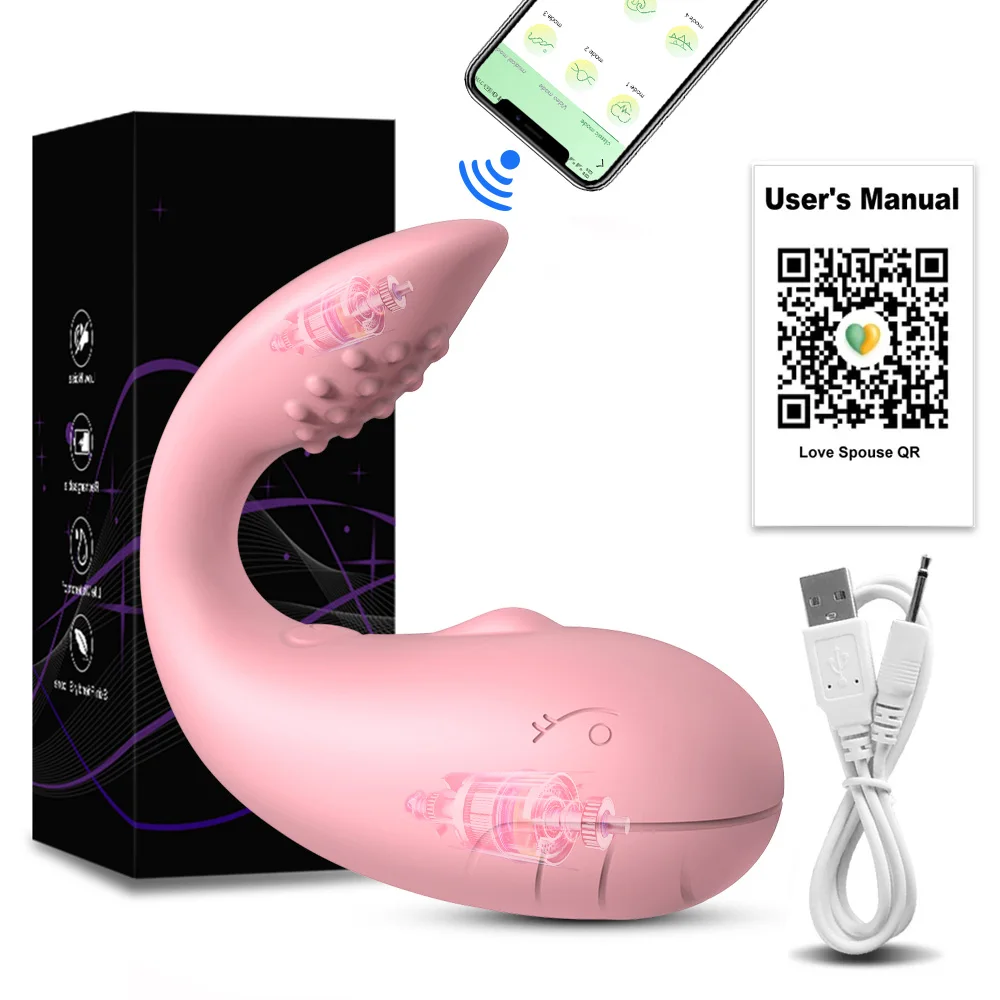 Vibrateur lapin bluetooth sans fil stimulateur clitoridien_voghion.com