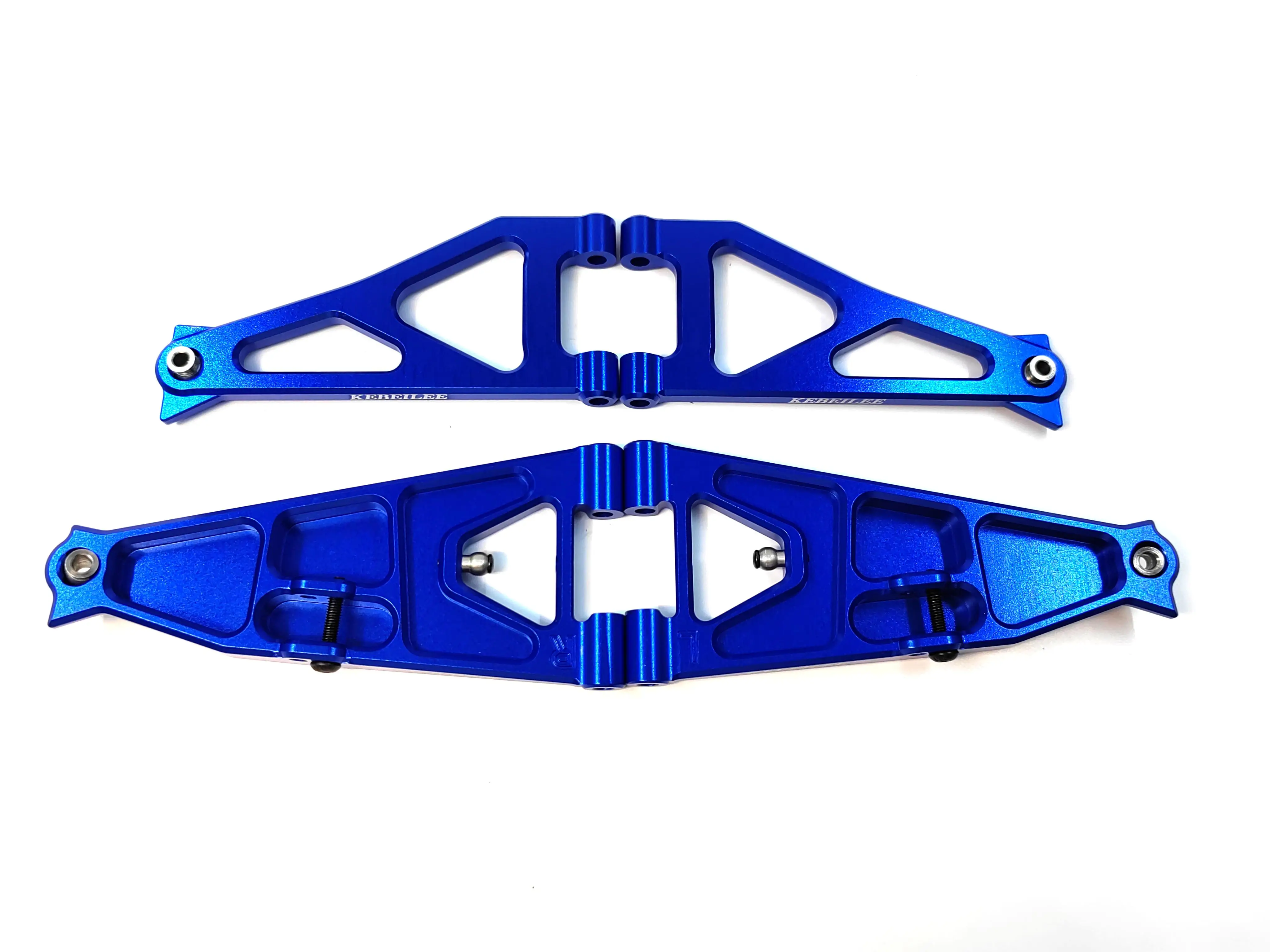 KEBEILEE CNC 7075#aluminum front upper&lower suspension arms for LOSI RZR 1/10