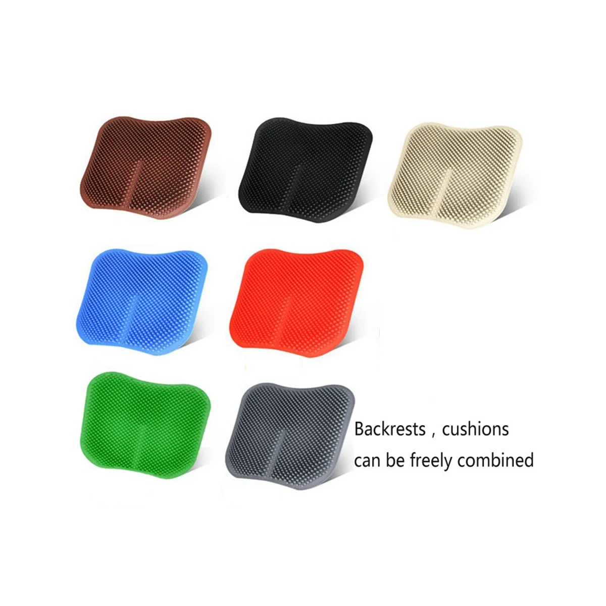 Car Silicone Cushion Universal Breathable Cool Cushion Cool Cushion Silicone Soft Cushion Car Supplies