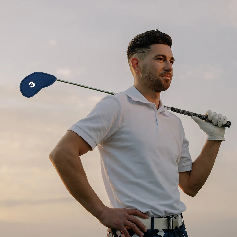 

11Pcs Golfing Club Covers Professional Iron Headcovers Portable Thickened Protector Great Gift for Golfers Golfing Club Cover