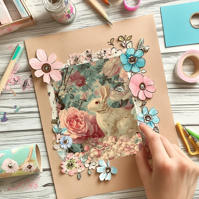 6"x6" Scrapbook Paper Set (36 Sheets): Old-World Art Patterns for Scrapbooking, Origami & Planner Decor.