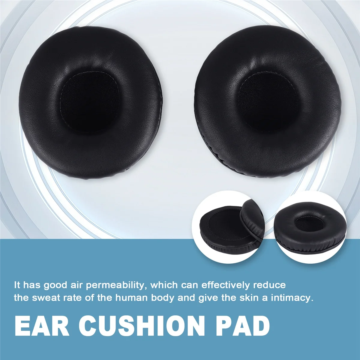 SMIEA เปลี่ยนแผ่นรองหูฟังสําหรับ Sony DR-BT101 MDR-V150 V250 V300 V100 V200 V400 ZX100 หูฟังชุดหูฟัง 70 มม.