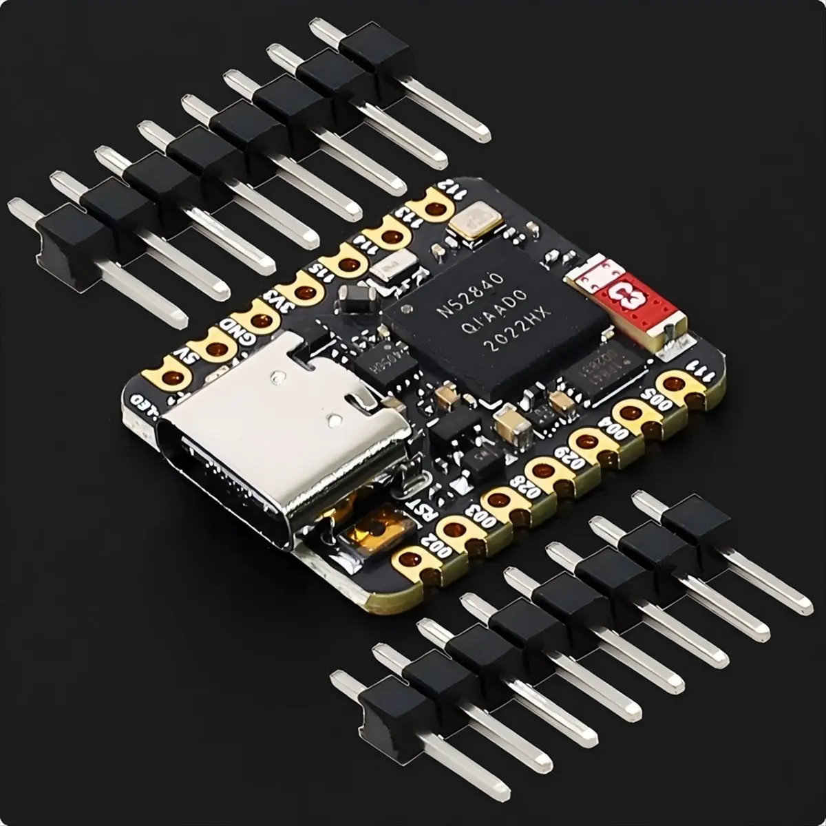 

(A26M) Мини-плата разработки NRF52840, модуль Bluetooth BT5.0, основная плата управления MCU, QSPIFlash, TYPE-C