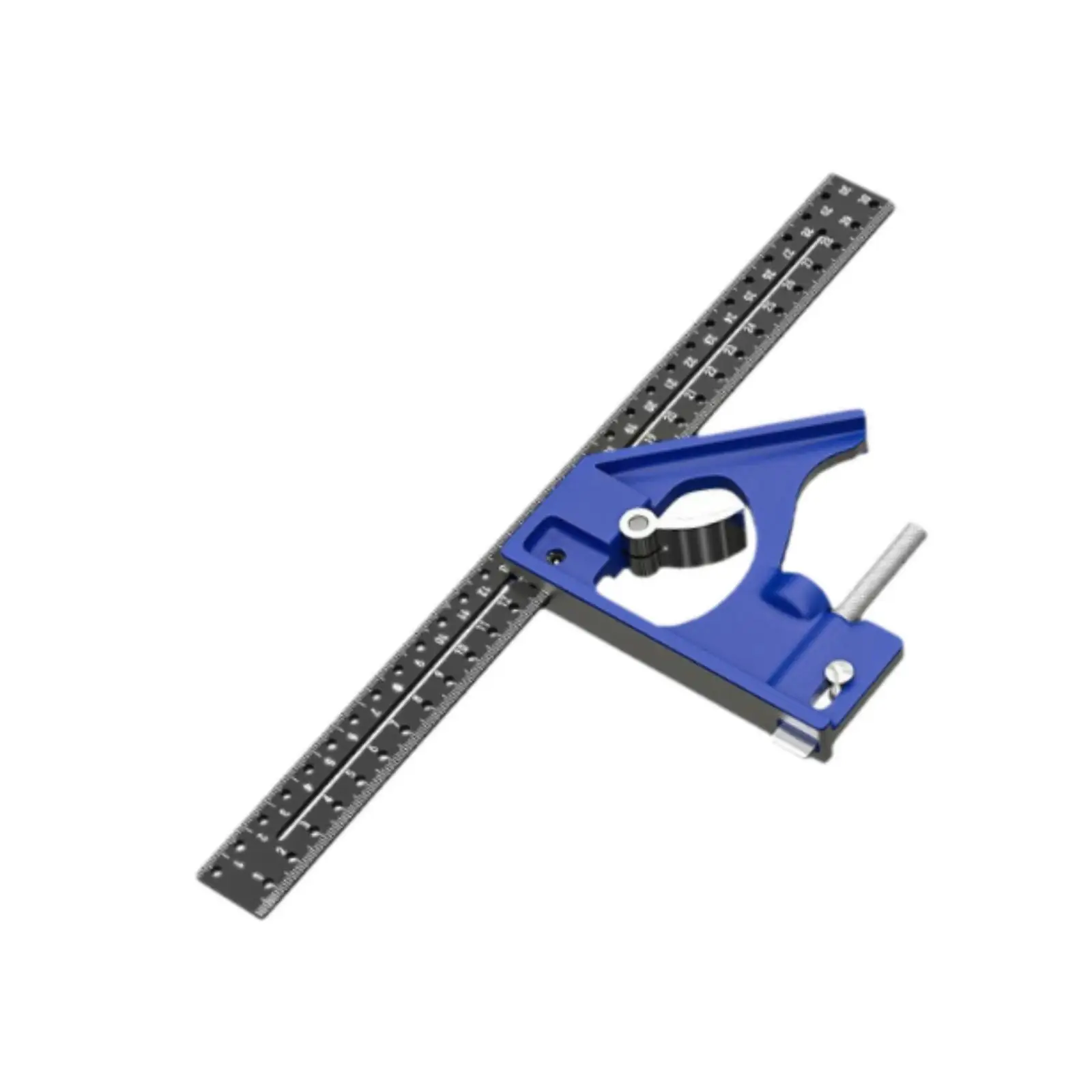 Metal Ruler Framing Square 12inch Carpentry Tool Aluminum Alloy Combination Square for Woodworking Engineer Carpenter Precision