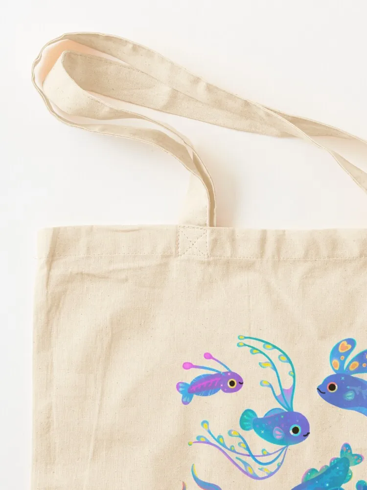 طفل الأسماك حمل حقيبة لطيف حمل حقيبة المرأة المتسوق حقيبة القماش امرأة نسيج مخصص #3