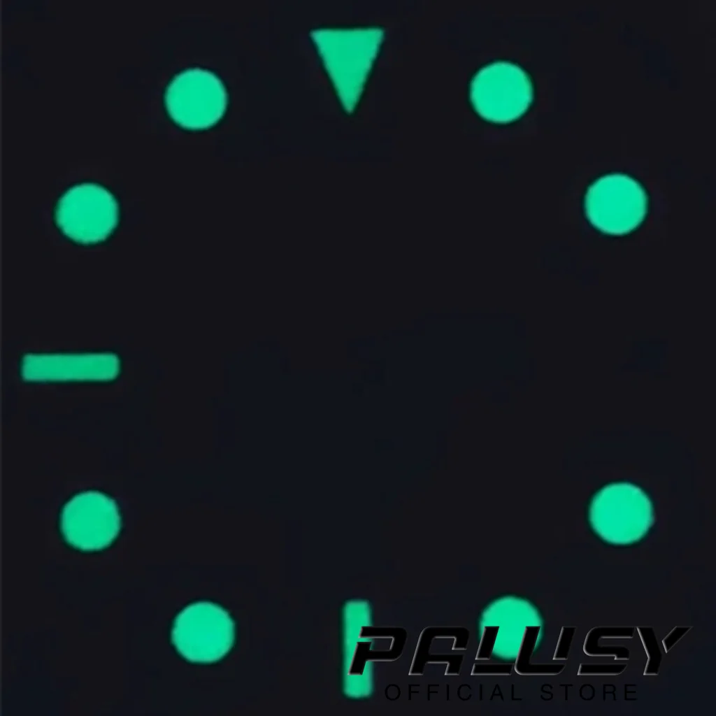 Luminous Watch Dial para o Movimento, Peças de Reposição Crown, 3 horas, 3,8 horas, Verde, NH35 NH35A 4R35, 28,5mm