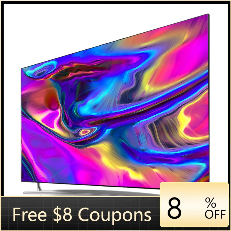 

XMSJ New Technology Blue-Tooth TV Flat Screen 4K LED Smart Television 65 Inch Smart LED TV with Voice Remote Control